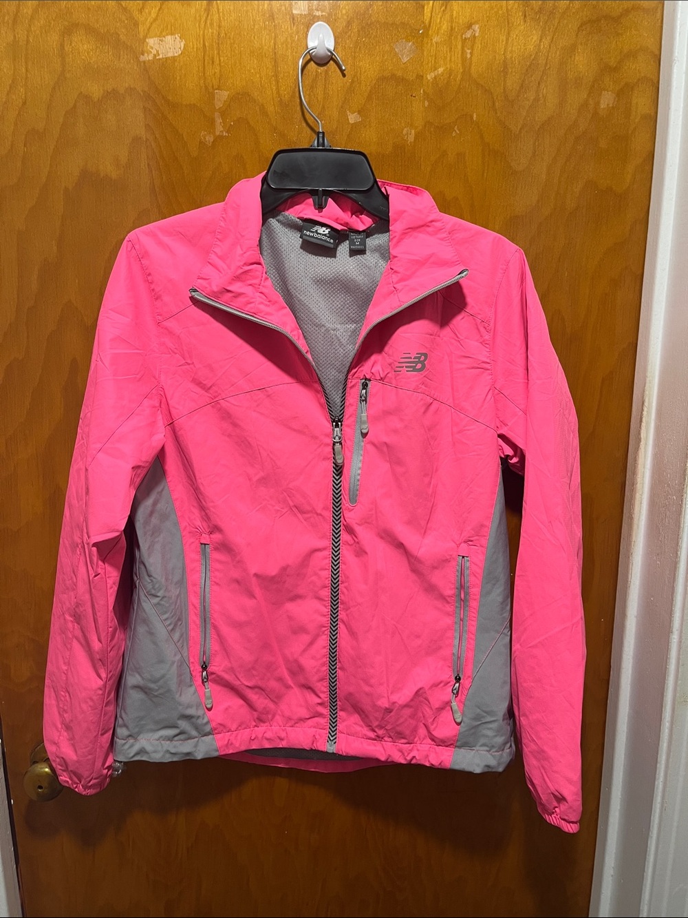 New Balance Pink and Gray Women's Lightweight Activity Jacket